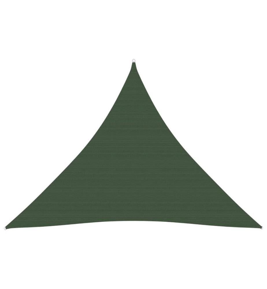 Sonnensegel 160 g/m² Dunkelgrün 4,5x4,5x4,5 m HDPE