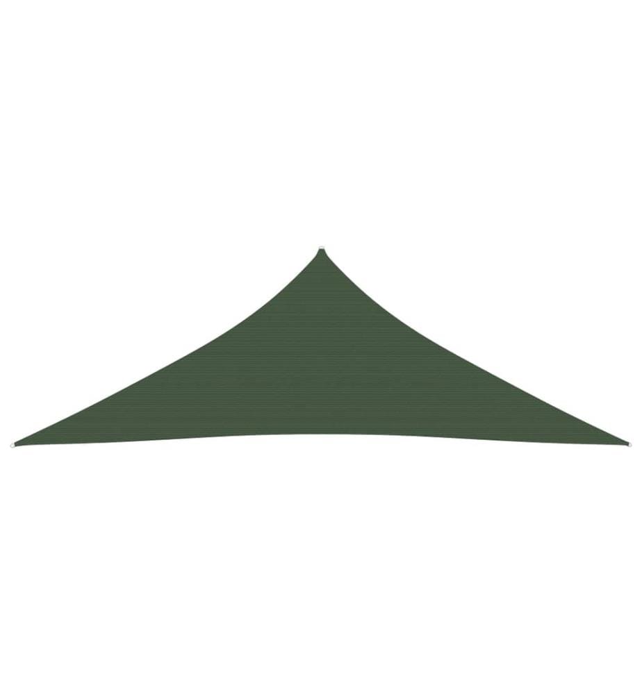 Sonnensegel 160 g/m² Dunkelgrün 4,5x4,5x4,5 m HDPE