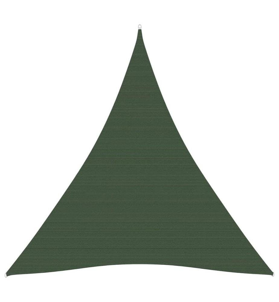 Sonnensegel 160 g/m² Dunkelgrün 5x6x6 m HDPE
