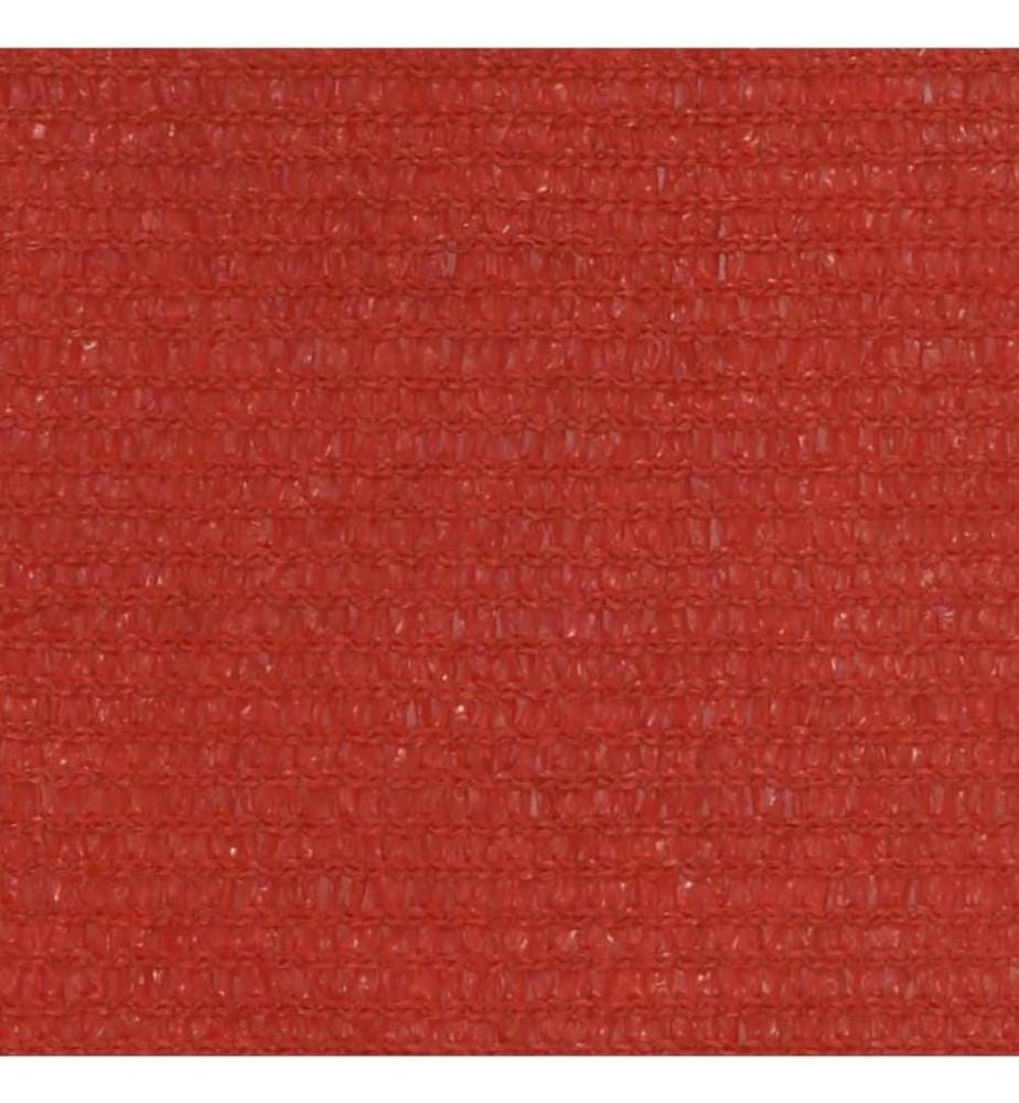 Sonnensegel 160 g/m² Rot 3/4x2 m HDPE
