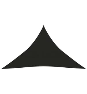 Sonnensegel 160 g/m² Schwarz 5x5x6 m HDPE