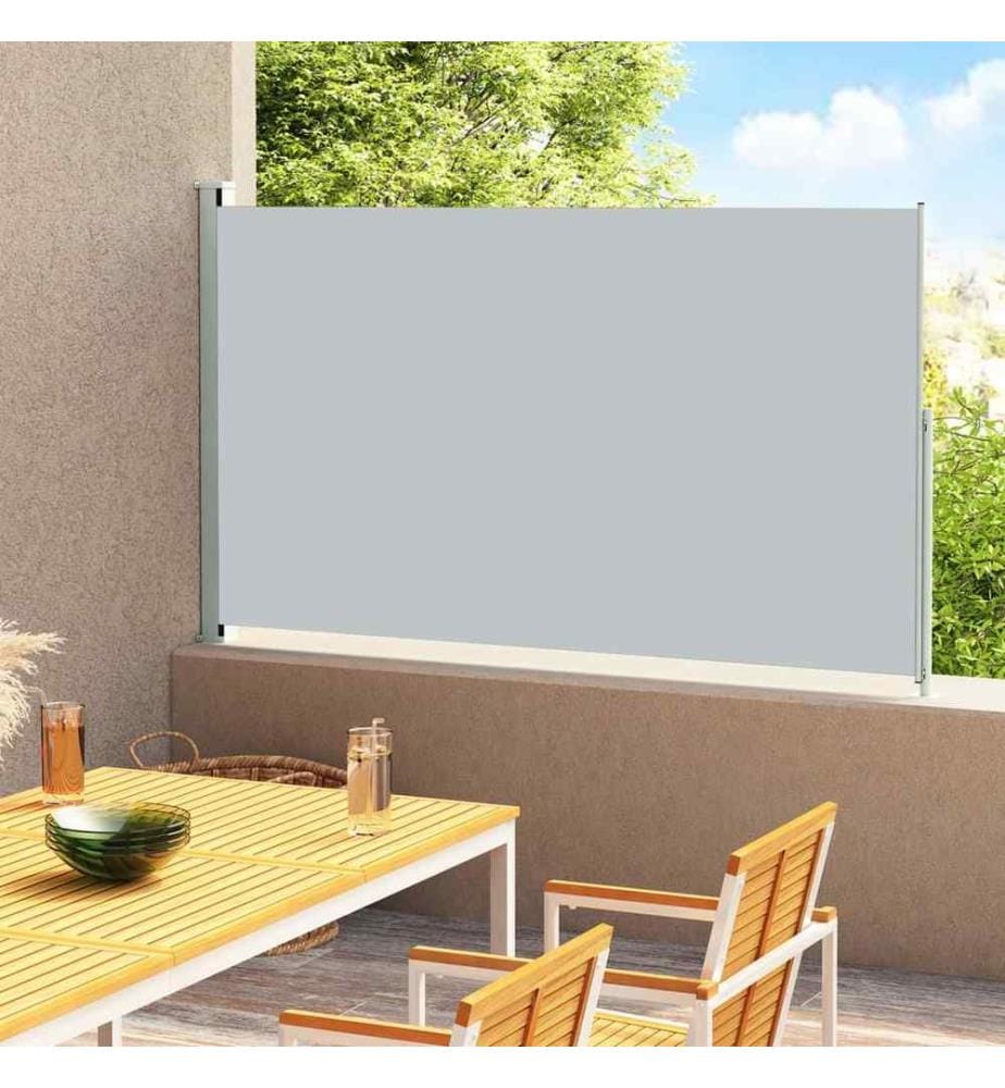 Seitenmarkise Ausziehbar 180x300 cm Grau