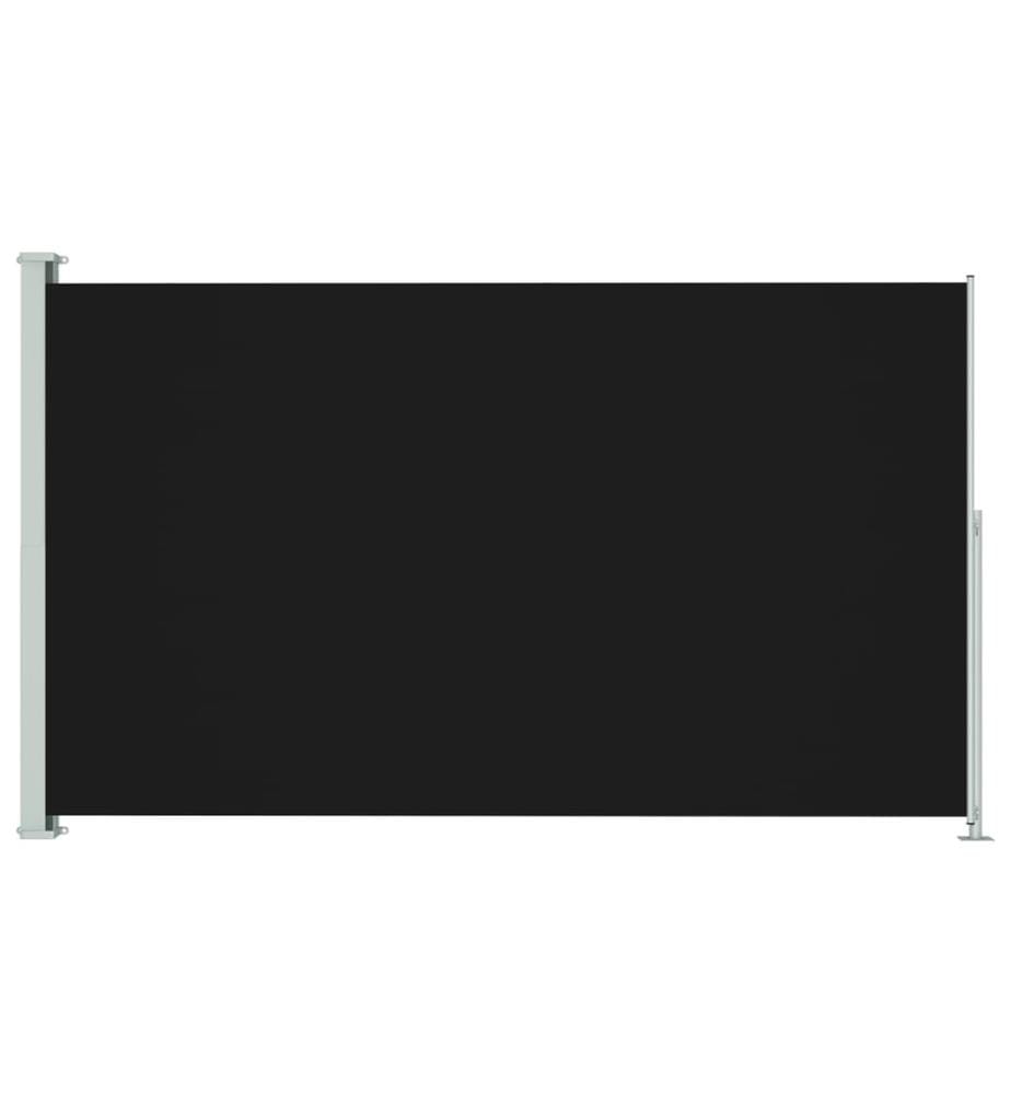 Seitenmarkise Ausziehbar 220x300 cm Schwarz