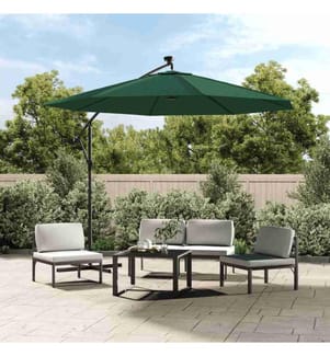 Tissu de remplacement pour parasol déporté Vert 350 cm