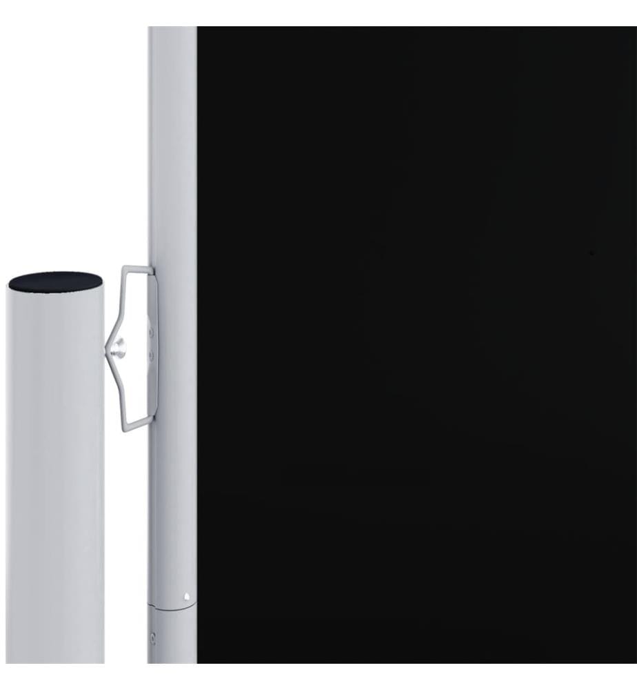 Auvent latéral rétractable Noir 180x600 cm