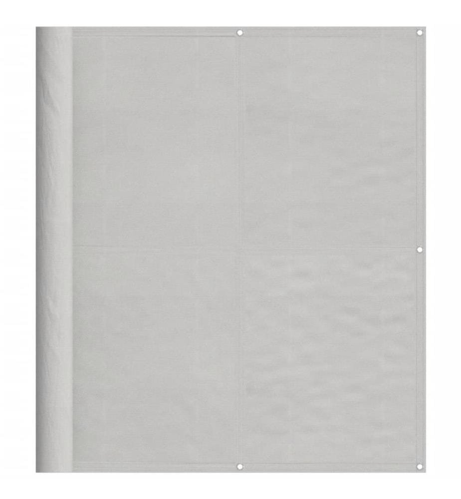 Balkon-Sichtschutz Hellgrau 120x1000cm 100 % Polyester-Oxford