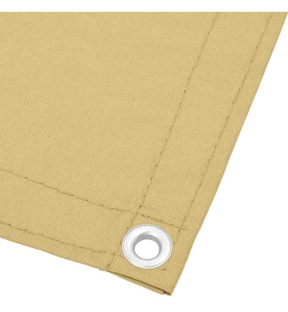 Balkonsichtschutz Sandfarben 75x400 cm 100 % Polyester-Oxford