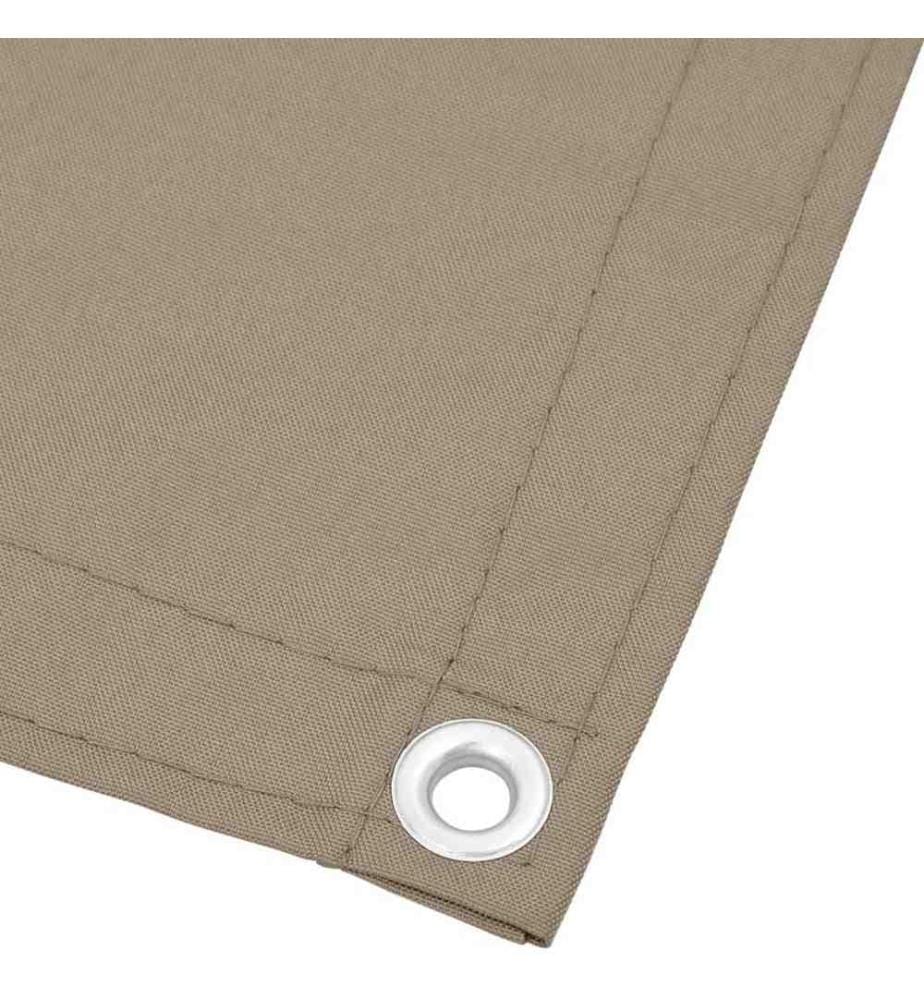 Balkon-Sichtschutz Taupe 120x1000 cm 100 % Polyester-Oxford