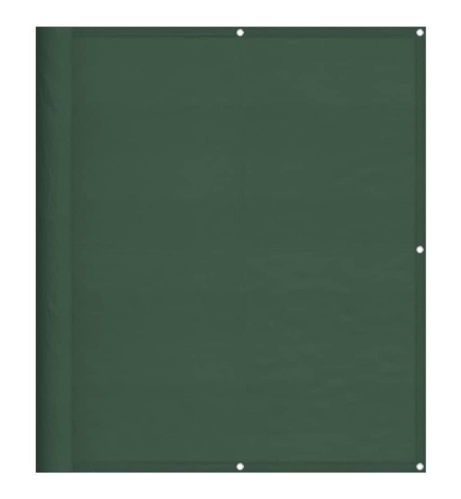 Balkon-Sichtschutz Dunkelgrün 120x800 cm 100 % Polyester-Oxford