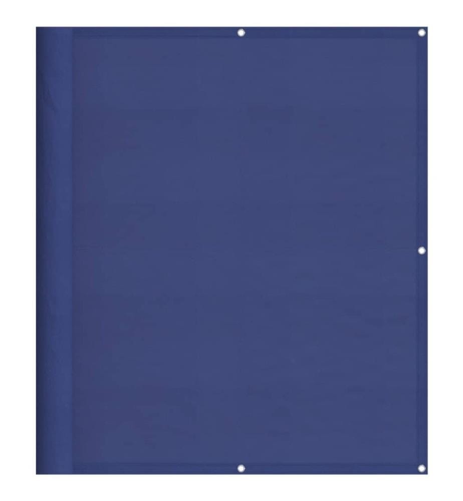 Balkon-Sichtschutz Blau 120x800 cm 100 % Polyester-Oxford