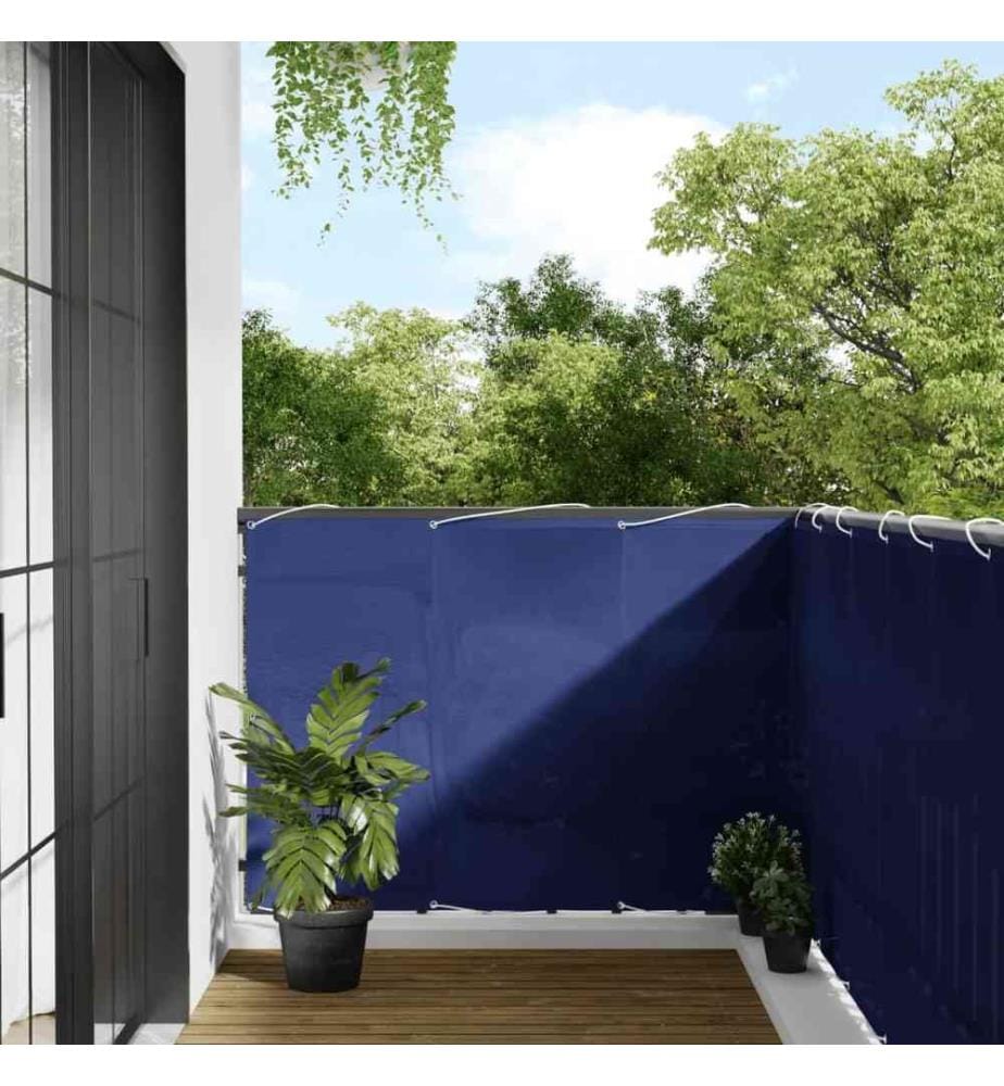 Balkon-Sichtschutz Blau 120x1000 cm 100 % Polyester-Oxford