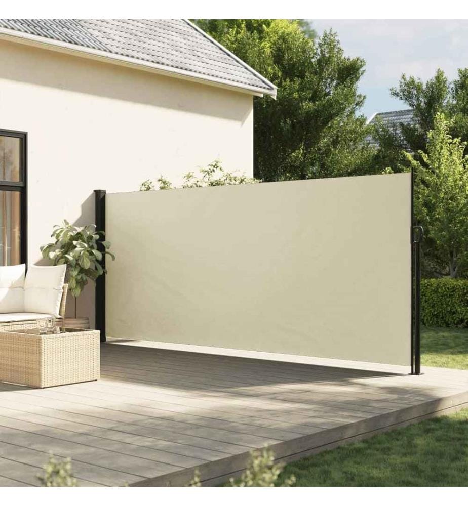Seitenmarkise Ausziehbar Creme 180x300 cm