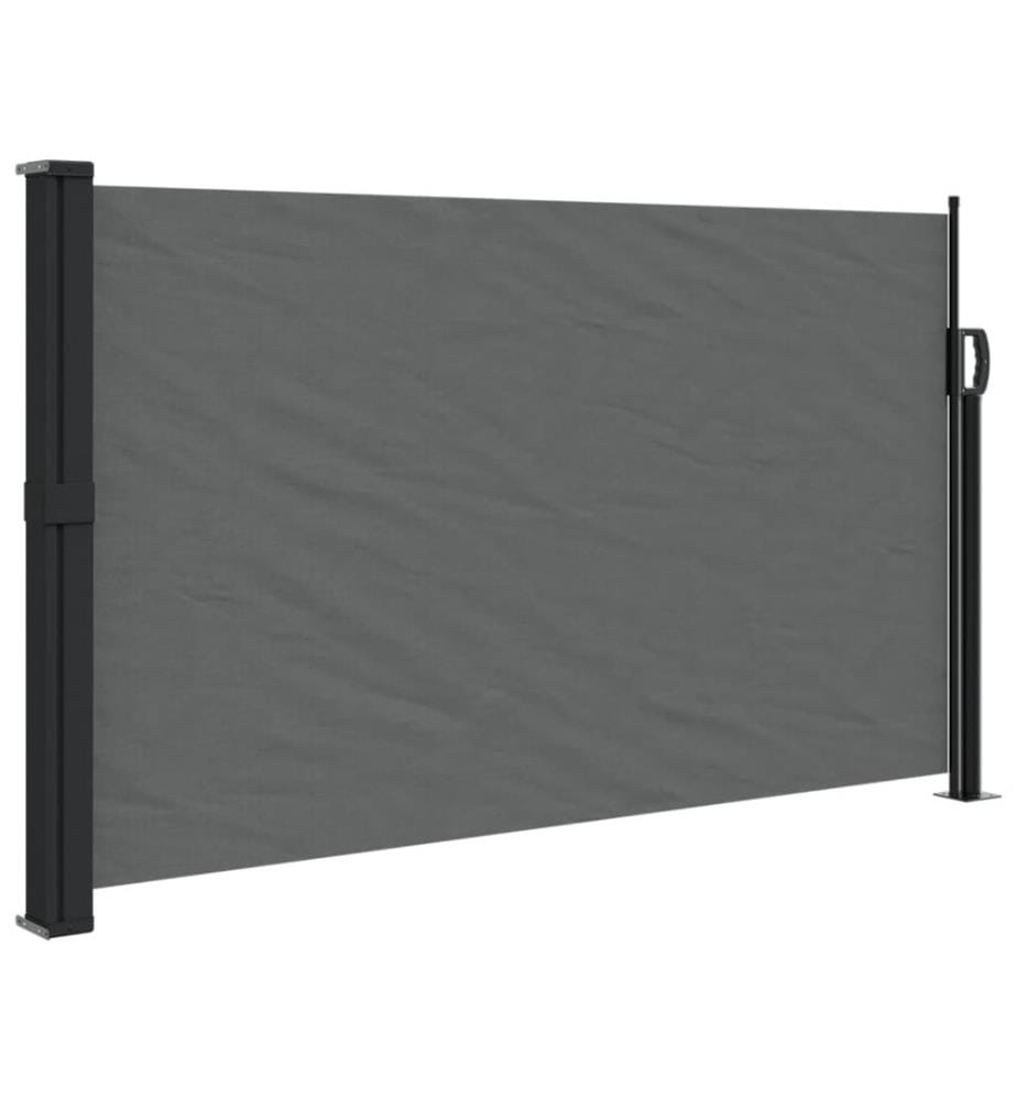Seitenmarkise Ausziehbar Anthrazit 120x500 cm