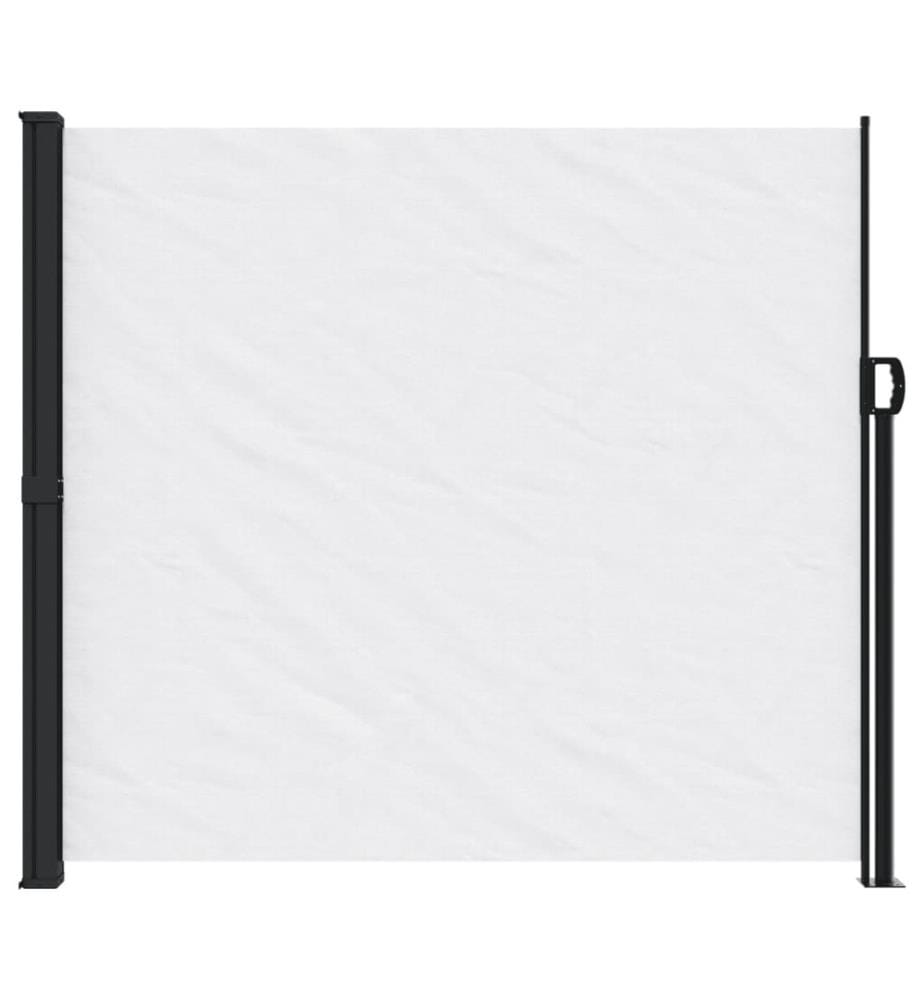 Seitenmarkise Ausziehbar Weiss 180x600 cm