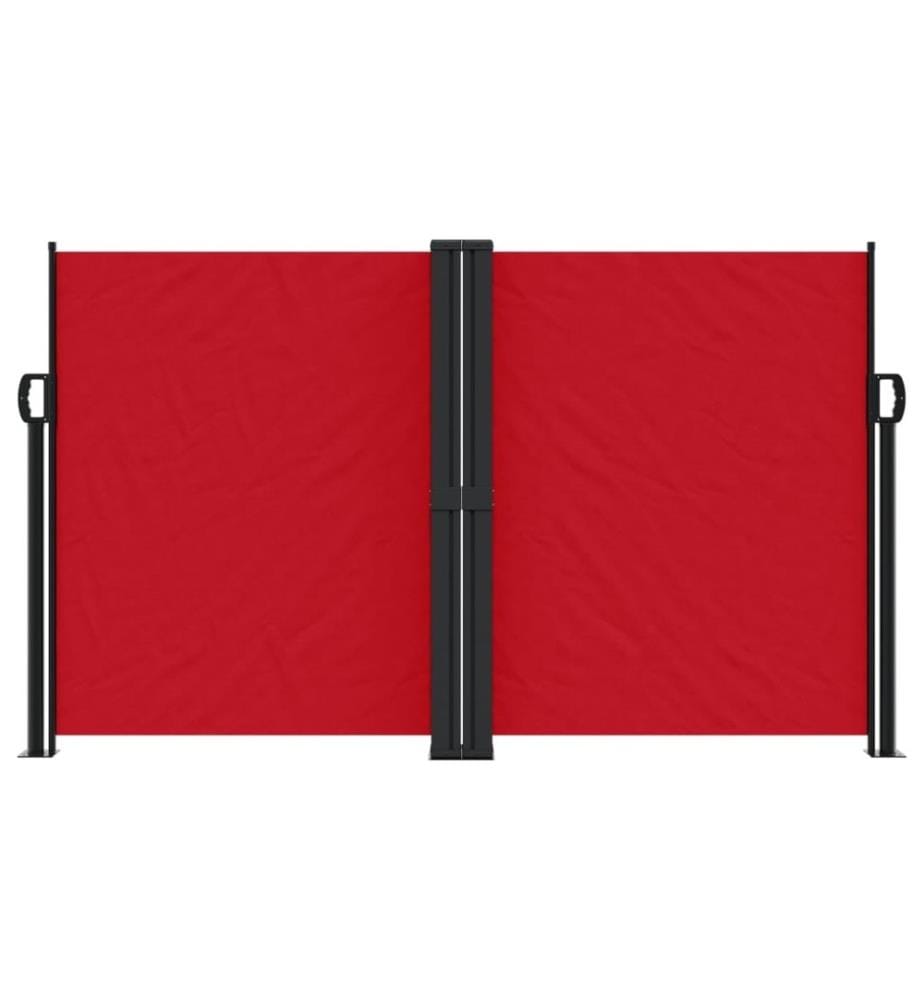 Seitenmarkise Ausziehbar Rot 140x600 cm