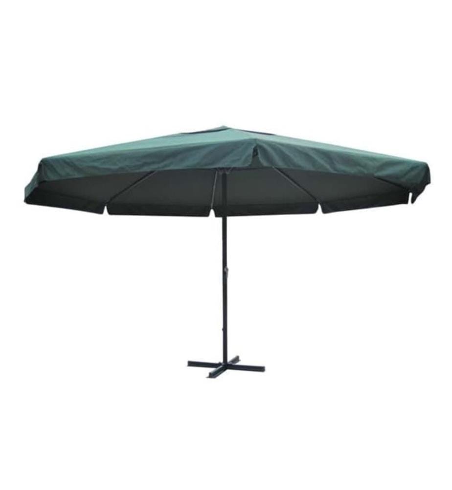 Sonnenschirm Grün Aluminium 500 cm