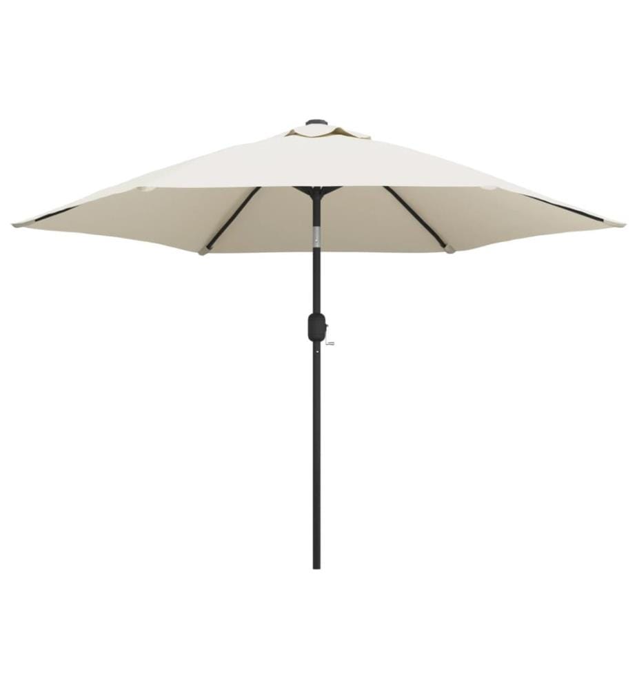 Sonnenschirm Strandschirm Sonnenschutz Garten Schirm Sandweiss 3m