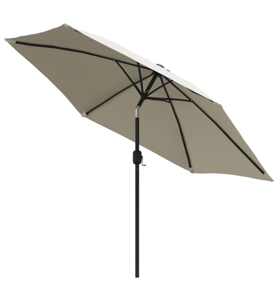 Sonnenschirm Strandschirm Sonnenschutz Garten Schirm Sandweiss 3m