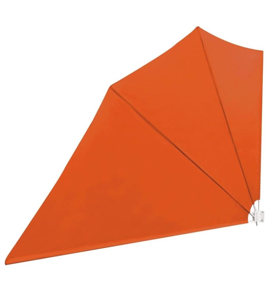 Auvent latéral pliable de balcon Terre cuite 160x240 cm