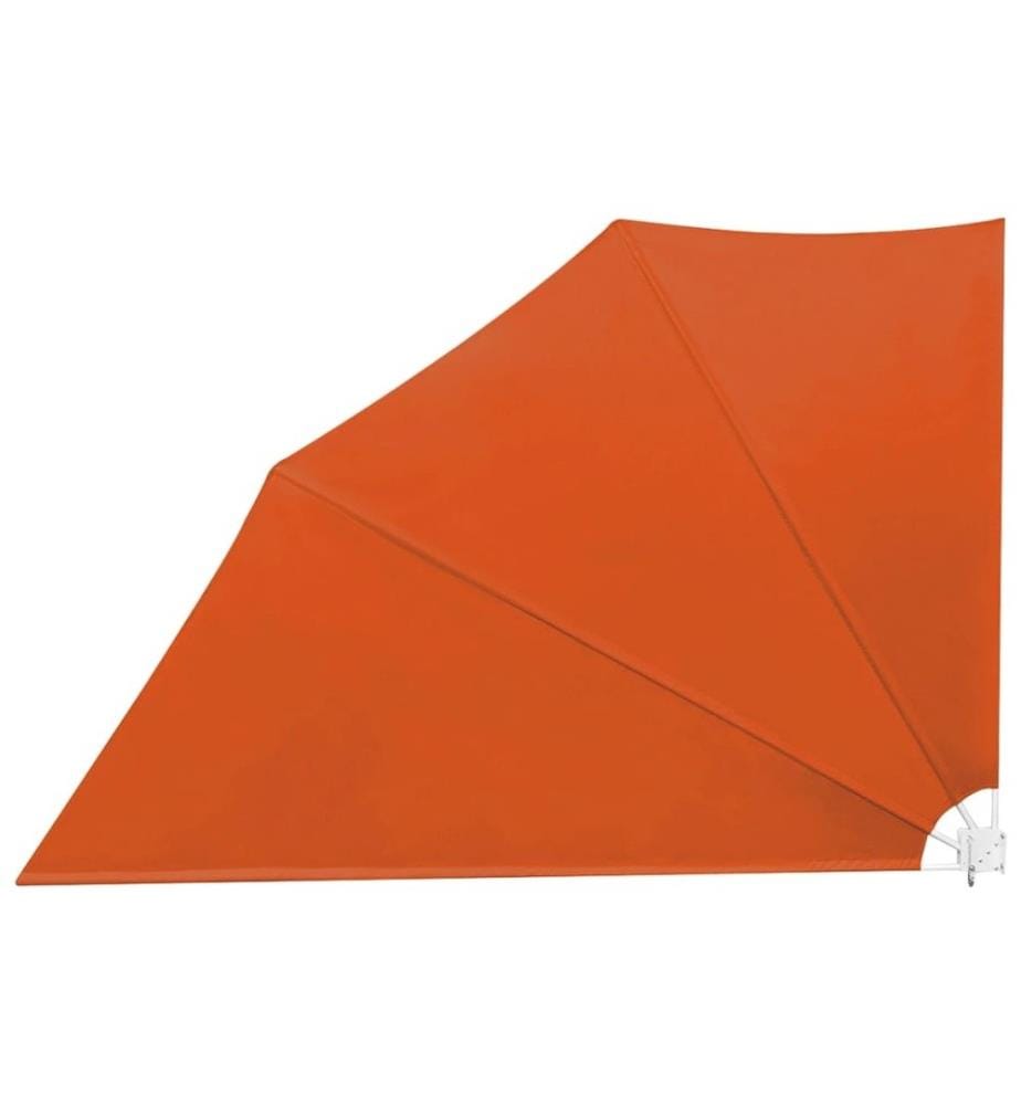 Auvent latéral pliable de balcon Terre cuite 160x240 cm