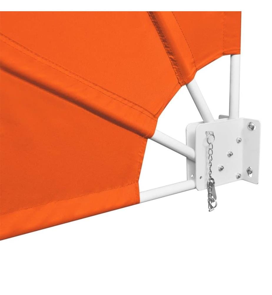 Auvent latéral pliable de balcon Terre cuite 160x240 cm