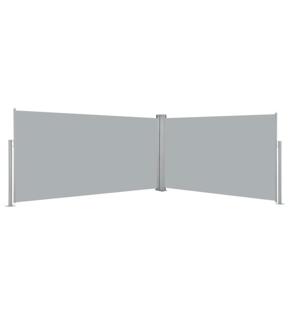 Ausziehbare Seitenmarkise 160x600 cm Grau