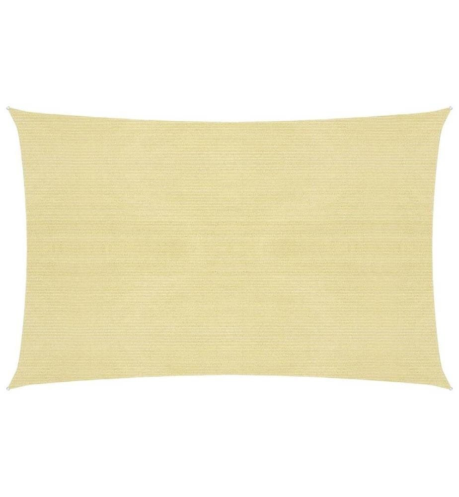 Parasol en PEHD rectangulaire 2x4 m Beige