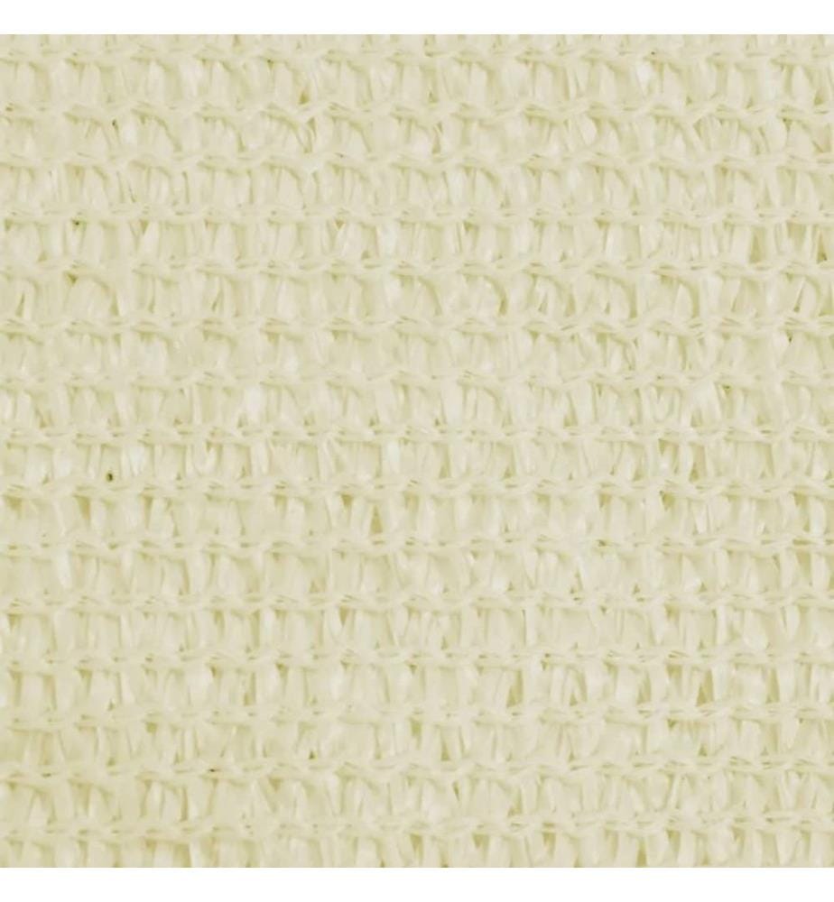 Sonnensegel HDPE Dreieckig 3,6x3,6x3,6 m Creme