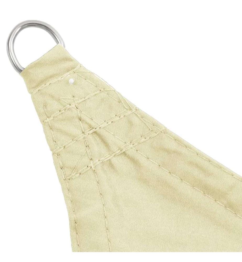 Voile de parasol tissu oxford carré 2x2 m crème