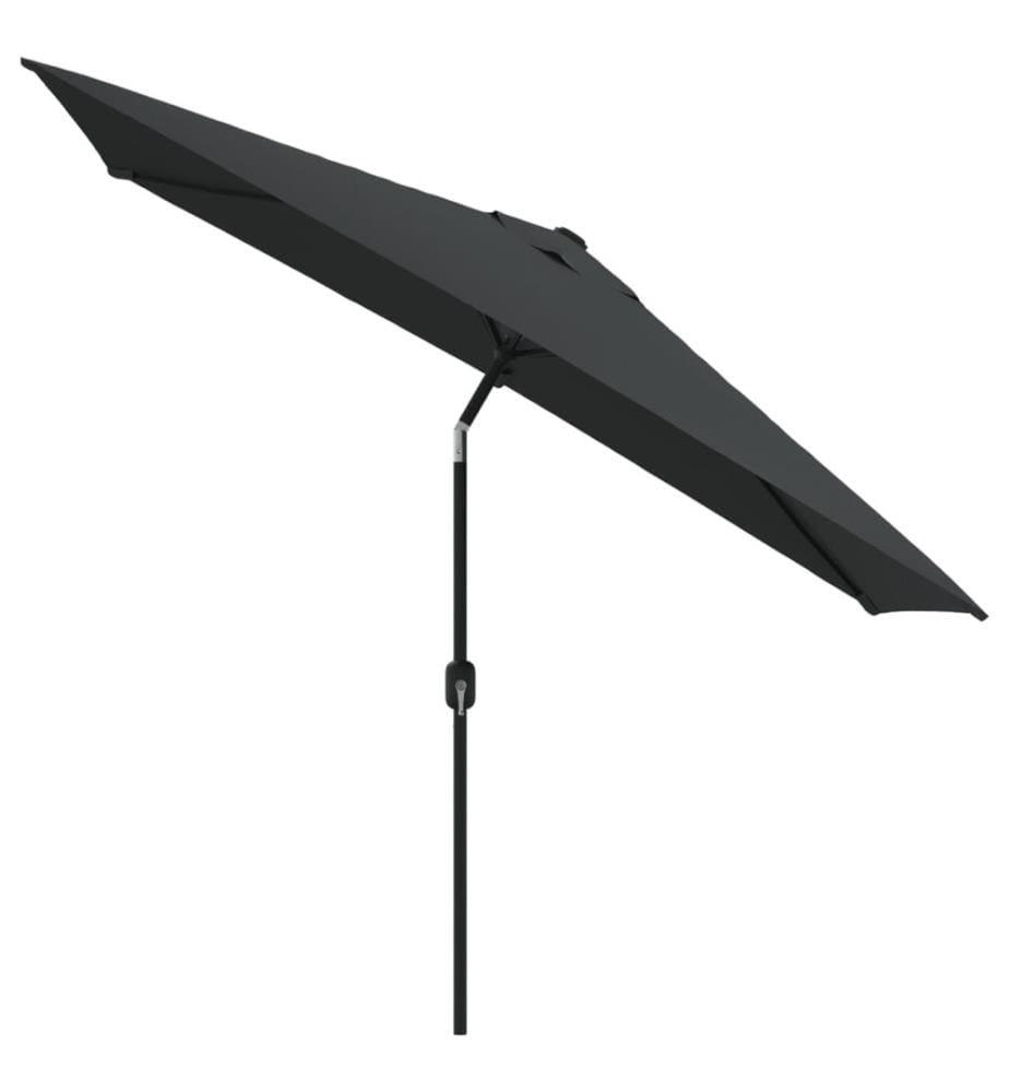 Sonnenschirm mit Metall-Mast 300 x 200 cm Anthrazit