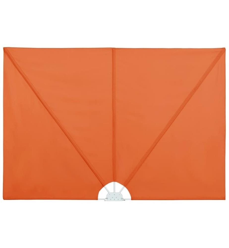 Faltbarer Terrassen-Seitenfächer Terracotta-Rot 240×160 cm