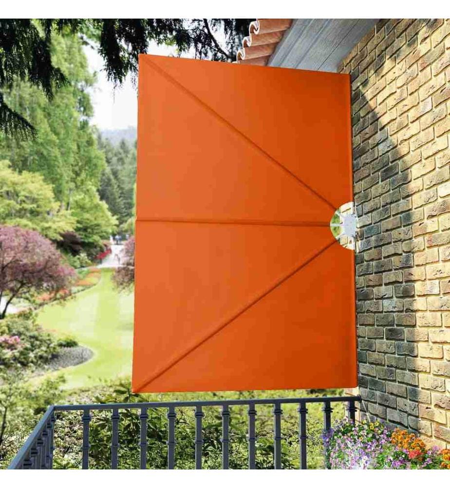 Faltbarer Terrassen-Seitenfächer Terracotta-Rot 240×160 cm