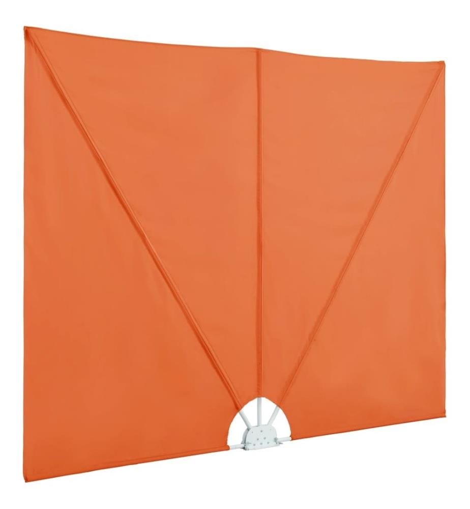 Faltbarer Terrassen-Seitenfächer Terracotta-Rot 240×160 cm