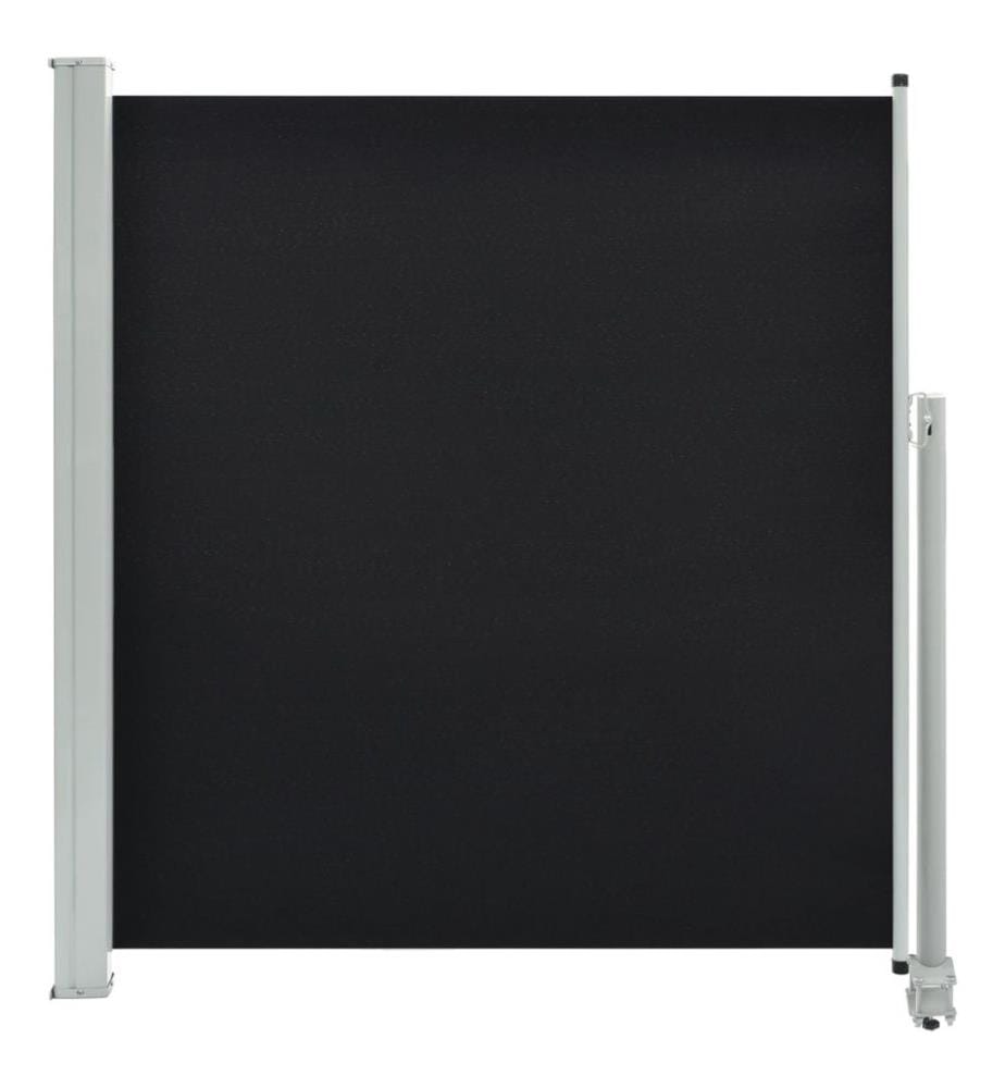 Ausziehbare Seitenmarkise 140x300 cm Schwarz