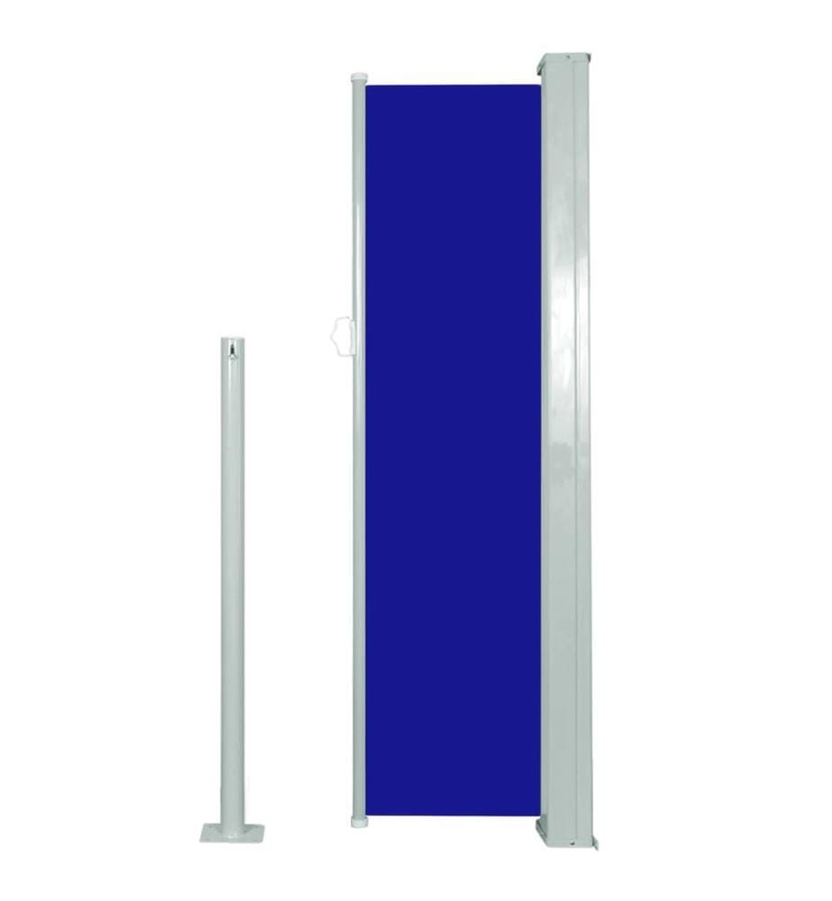 Auvent latéral rétractable 120 x 300 cm Bleu