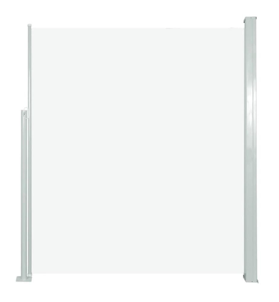 Ausziehbare Seitenmarkise 160x500 cm Creme