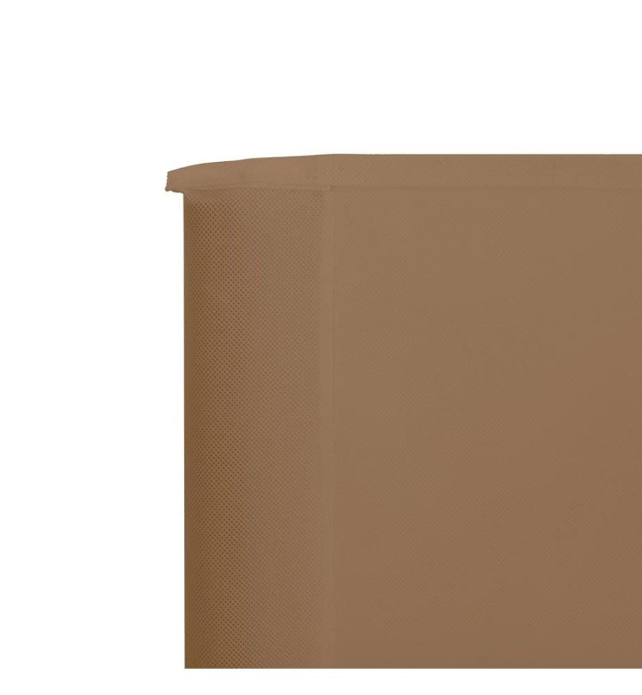 Paravent 5 panneaux Tissu 600 x 120 cm Taupe