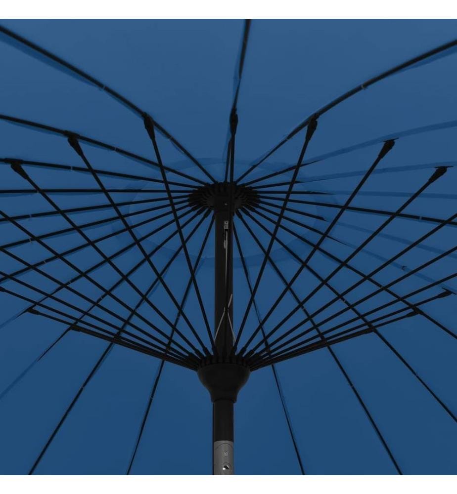 Sonnenschirm mit Aluminium-Mast 270 cm Azurblau