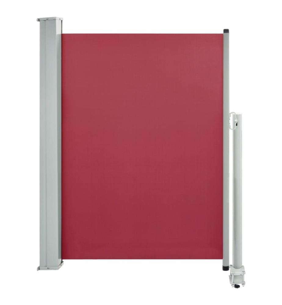 Ausziehbare Seitenmarkise 100x300 cm Rot