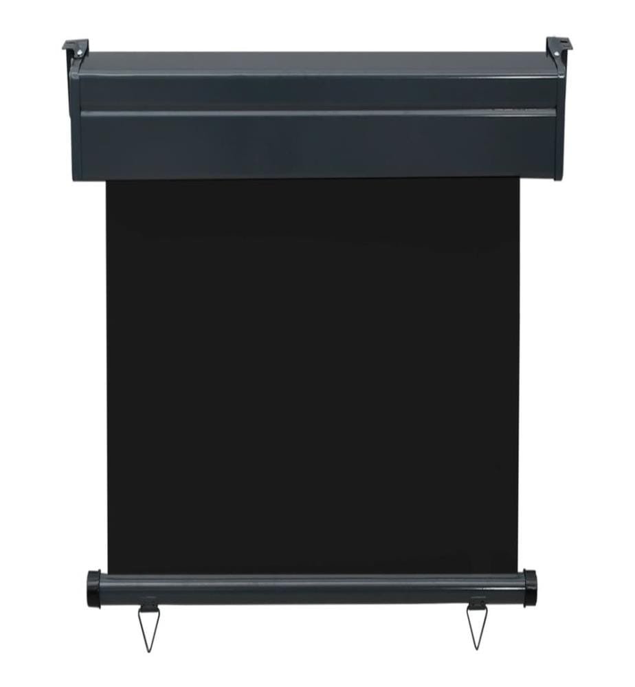 Auvent latéral de balcon 65x250 cm noir