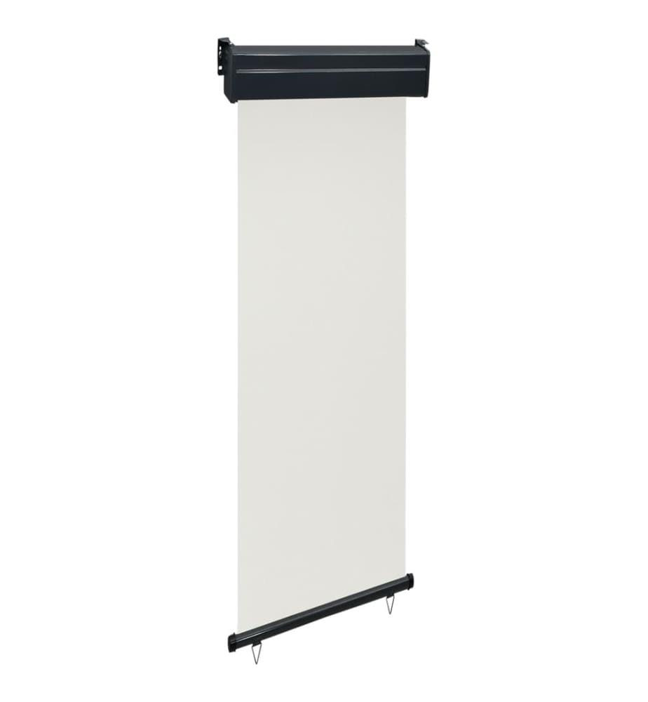 Balkon-Seitenmarkise 65x250 cm Creme