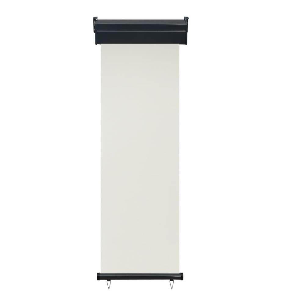 Balkon-Seitenmarkise 65x250 cm Creme