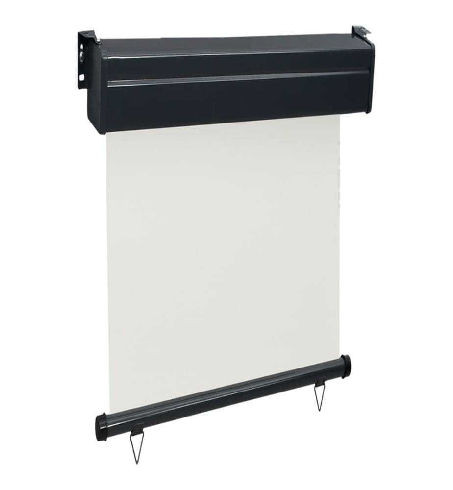 Balkon-Seitenmarkise 65x250 cm Creme