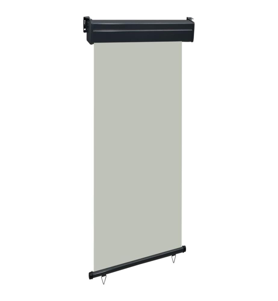 Auvent latéral de balcon 85x250 cm Gris
