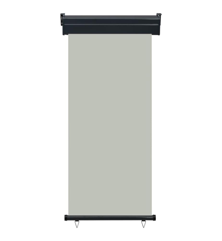Auvent latéral de balcon 85x250 cm Gris