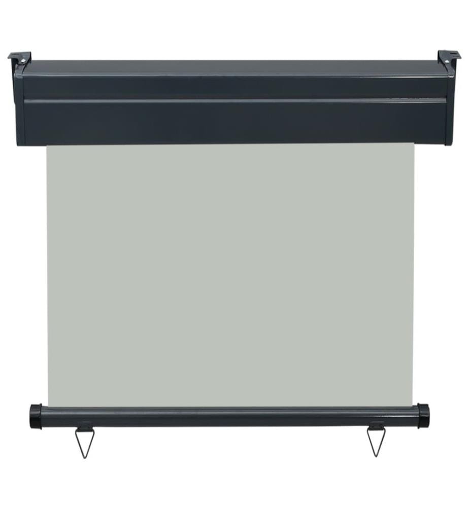 Auvent latéral de balcon 85x250 cm Gris