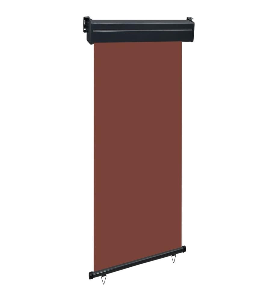Auvent latéral de balcon 85x250 cm Marron