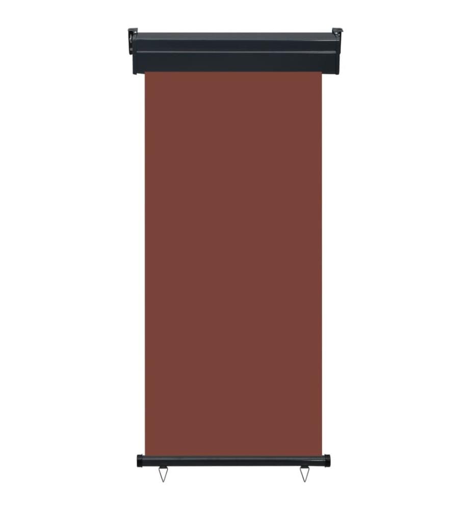 Auvent latéral de balcon 85x250 cm Marron