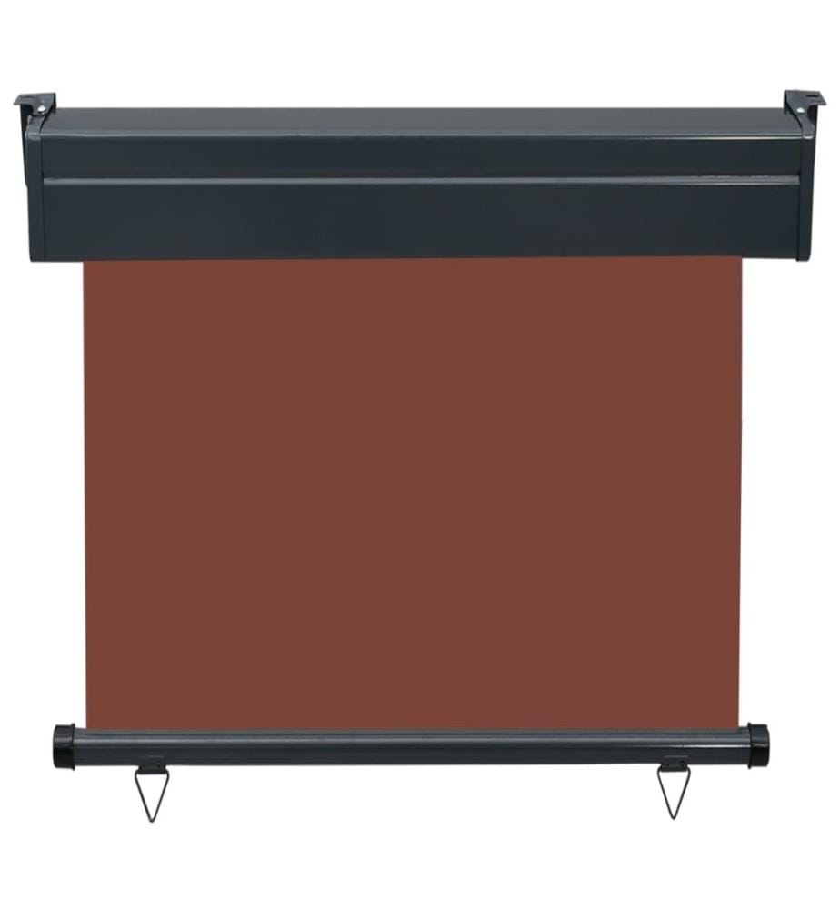 Auvent latéral de balcon 85x250 cm Marron