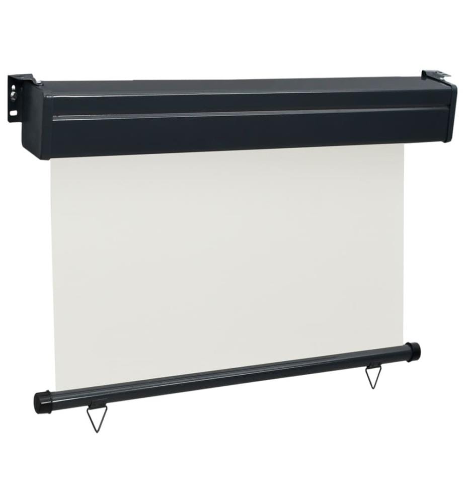 Balkon-Seitenmarkise 105x250 cm Creme